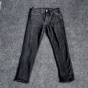 American‎ Eagle AirFlex+ Black Wash Jeans Slim Fit Denim Mens Size 28x28 Grunge